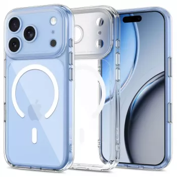 Tech-Protect MagPeak Funda MagSafe transparente para iPhone 17 Pro Max / 18 Pro Max