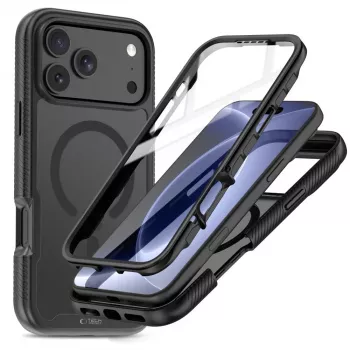 Tech-Protect Defense Funda MagSafe para iPhone 17 Pro Max / 18 Pro Max, Negro mate
