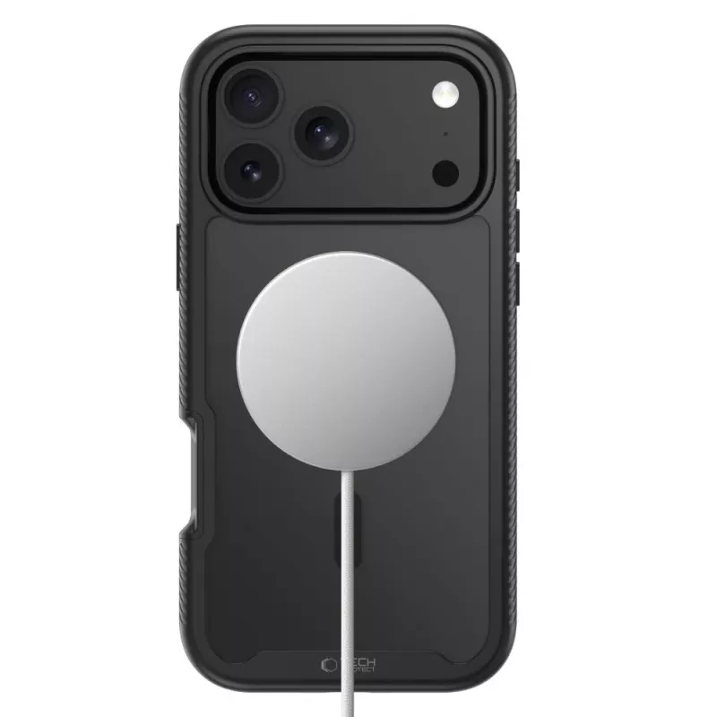 Tech-Protect Defense Funda MagSafe para iPhone 17 Pro Max / 18 Pro Max, Negro mate