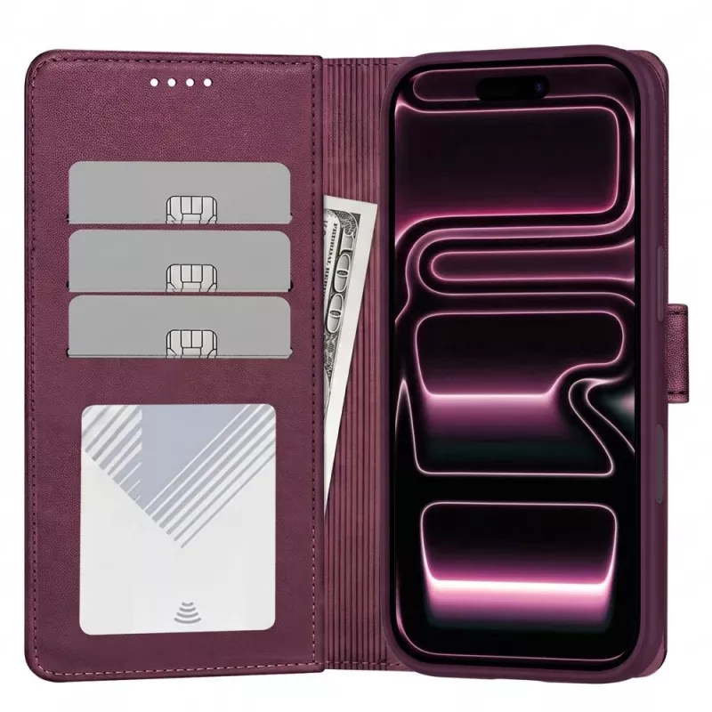 TECH-PROTECT MagSafe Funda cartera para iPhone 17 Pro / 18 Pro, Morado