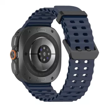Tech-Protect Iconband Pro Correa de silicona para Samsung Galaxy Watch Ultra 1/2 47mm Azul