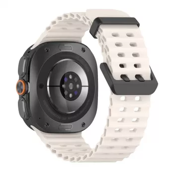 Tech-Protect Iconband Pro Correa para Samsung Galaxy Watch Ultra 1/2 47mm Starlight Correa deportiva de fluoroelastómero