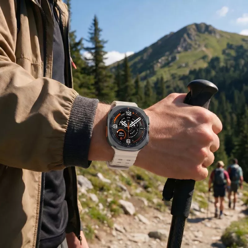Tech-Protect Iconband Pro Correa para Samsung Galaxy Watch Ultra 1/2 47mm Starlight Correa deportiva de fluoroelastómero