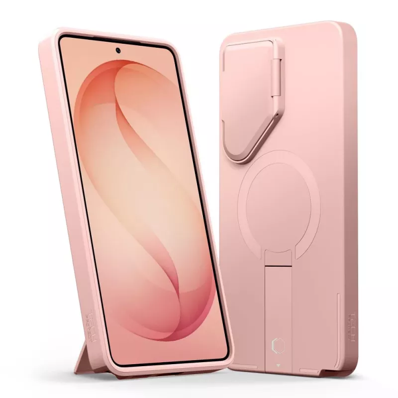 TECH-PROTECT Kevlar Aura Funda MagSafe para Samsung Galaxy S26 Ultra - Rosa