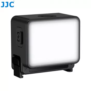 JJC Luz LED de vídeo Nano LED para DJI Osmo Action 6 / Osmo Nano, 6500K, 500mAh, USB-C, IPX5