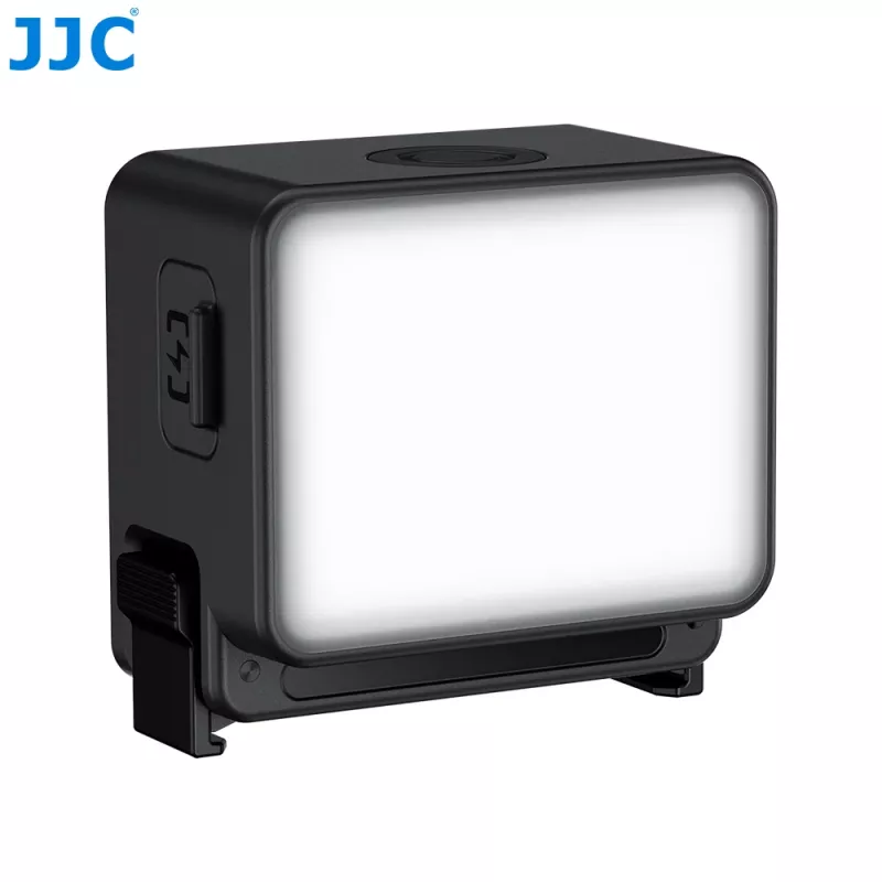 JJC Luz LED de vídeo Nano LED para DJI Osmo Action 6 / Osmo Nano, 6500K, 500mAh, USB-C, IPX5