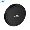 JJC LRR-OA6K2 Set de tapa de objetivo y anillos decorativos para DJI Osmo Action 6 (tapa negra, anillos rojo y azul)