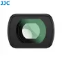 JJC Objetivo gran angular 0,72x para DJI Osmo Pocket 3 / 4, soporte magnético, cristal óptico multicapa, Negro