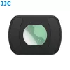 JJC Objetivo gran angular 0,72x para DJI Osmo Pocket 3 / 4, soporte magnético, cristal óptico multicapa, Negro