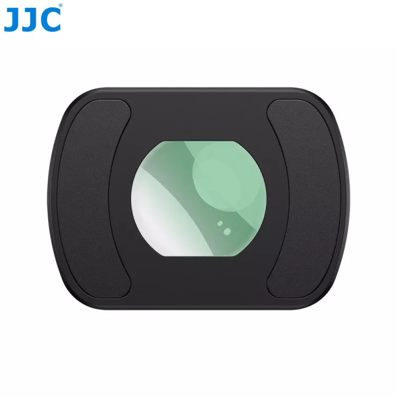 JJC Objetivo gran angular 0,72x para DJI Osmo Pocket 3 / 4, soporte magnético, cristal óptico multicapa, Negro