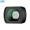 JJC Objetivo gran angular 0,72x para DJI Osmo Pocket 3 / 4, soporte magnético, cristal óptico multicapa, Negro