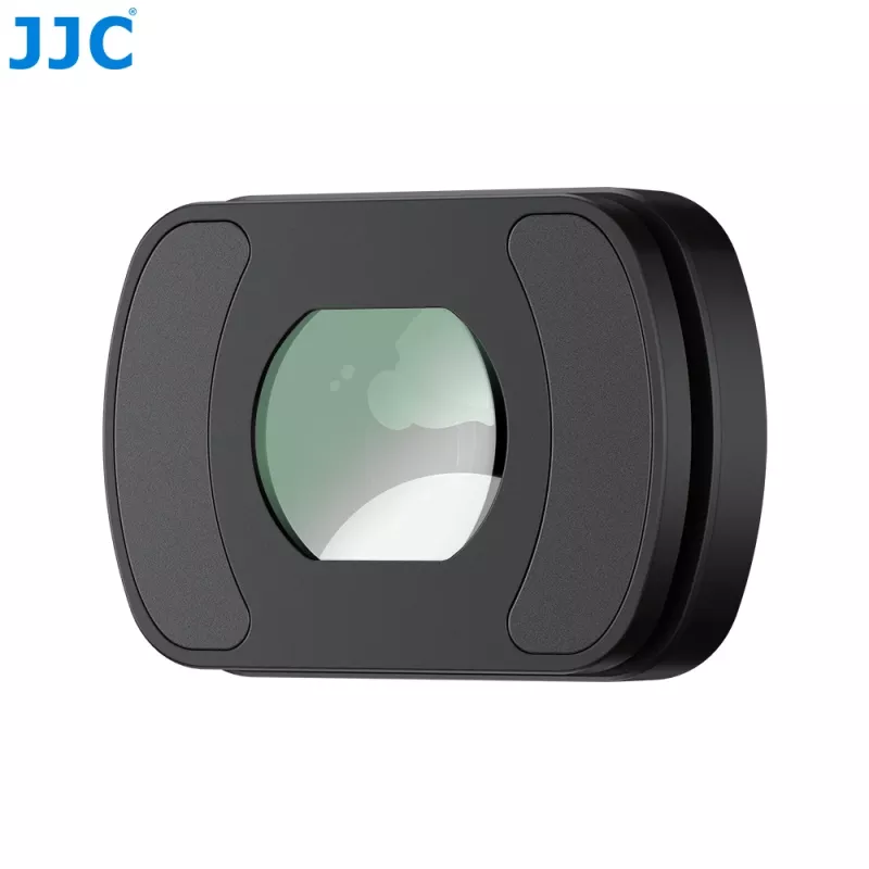 JJC Objetivo gran angular 0,72x para DJI Osmo Pocket 3 / 4, soporte magnético, cristal óptico multicapa, Negro