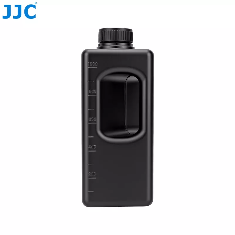 JJC Pack de 3 botellas de almacenamiento de productos químicos de 1L HDPE para fotografía de cuarto oscuro