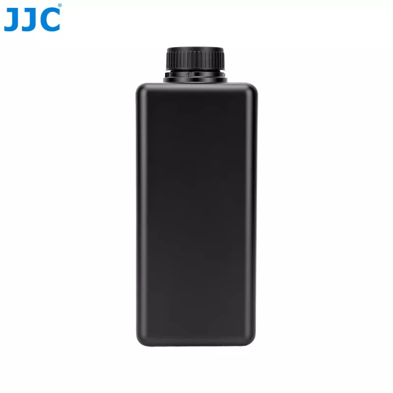 JJC Pack de 3 botellas de almacenamiento de productos químicos de 1L HDPE para fotografía de cuarto oscuro