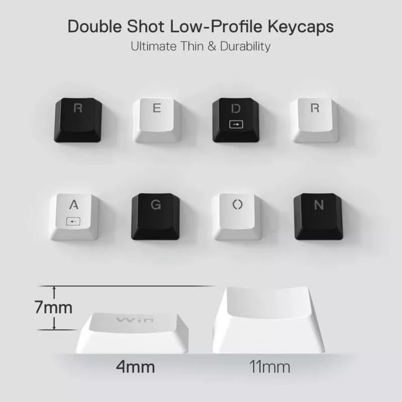 Redragon K632 HORUS Mini Teclado gaming 60% RGB con cable - Blanco