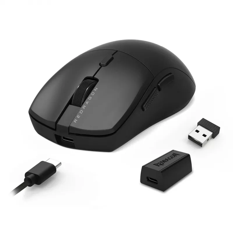 Redragon M919-ULT SPARDA Ratón gaming inalámbrico Negro