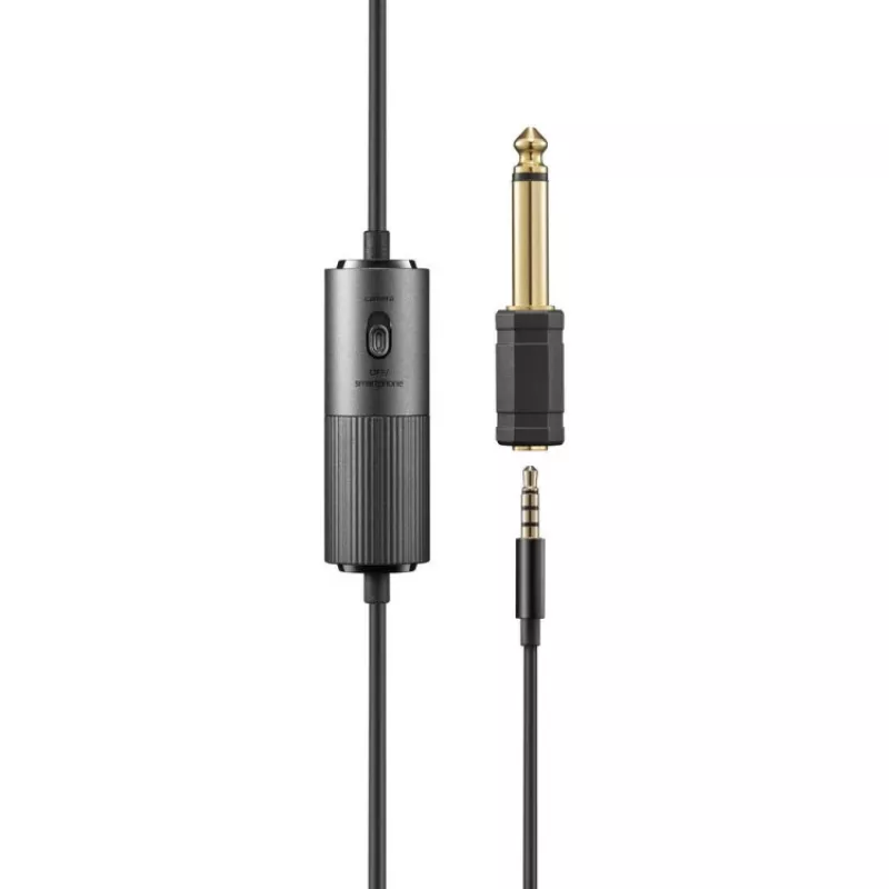 Godox LMS-60C Micrófono lavalier 6m micrófono de pinza omnidireccional de condensador electret para smartphones, DSLR y cámaras