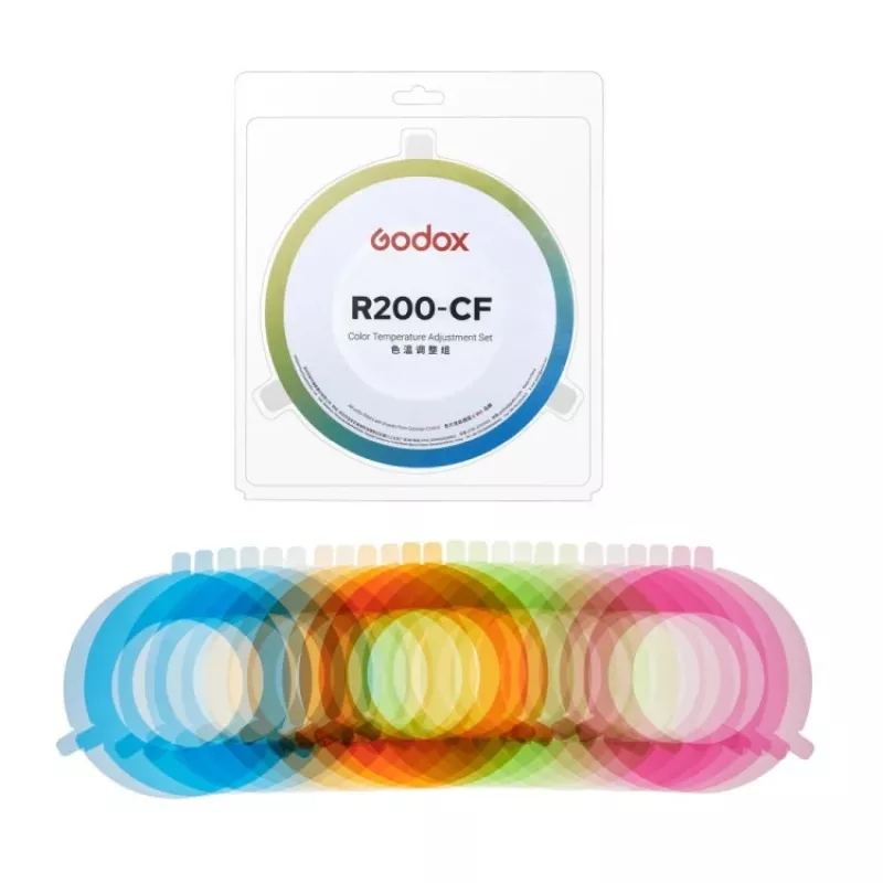 Godox R200-CF Set de colores para flash anular R200