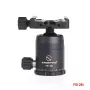 Sunwayfoto FB-28i rótula con pinza Arca-Swiss, capacidad de carga 12 kg, bola de 28 mm, aluminio anodizado