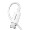 Baseus Superior Series cable USB-C a Lightning 0,25 m blanco, carga rápida PD 20W y sincronización de datos
