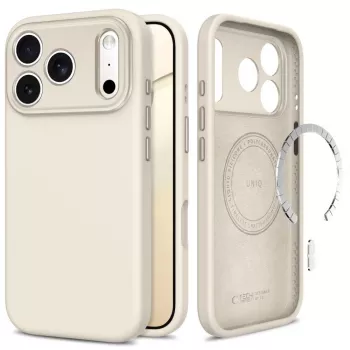 TECH-PROTECT UNIQ funda transparente MagSafe para iPhone 17 Pro / 18 Pro titanio