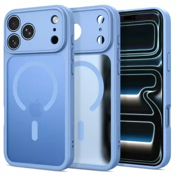 Tech-Protect BasicMag funda MagSafe para iPhone 17 Pro Max / 18 Pro Max, azul claro mate