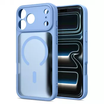 Tech-Protect BasicMag funda MagSafe para iPhone 17 Pro Max / 18 Pro Max, azul claro mate