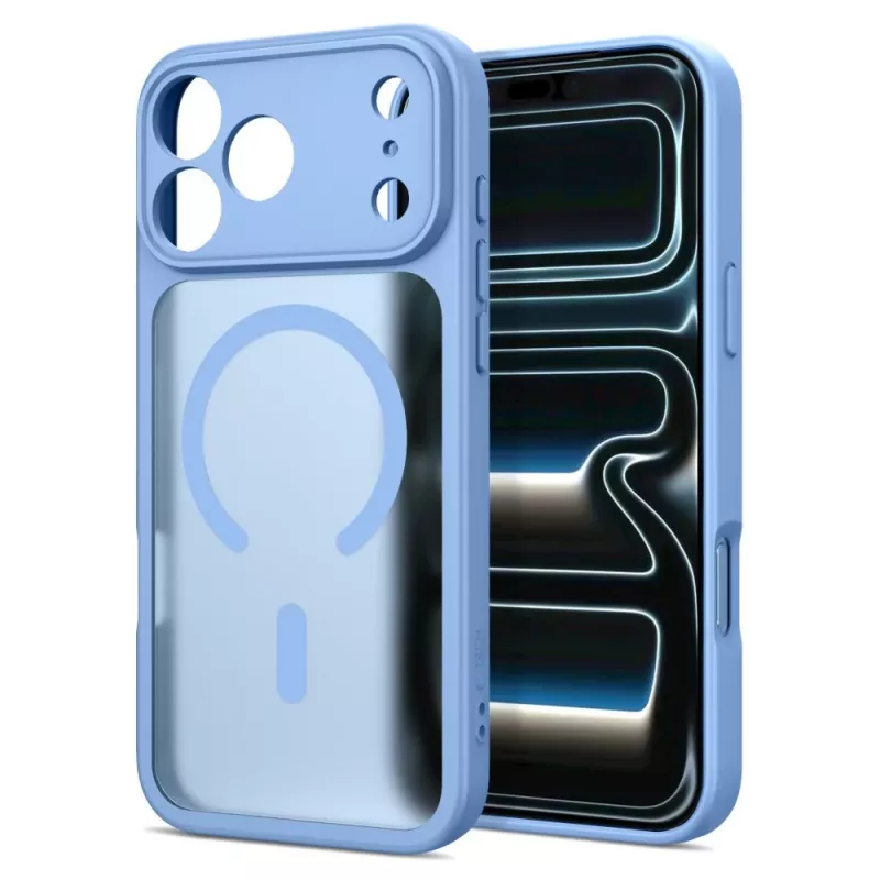 Tech-Protect BasicMag funda MagSafe para iPhone 17 Pro Max / 18 Pro Max, azul claro mate