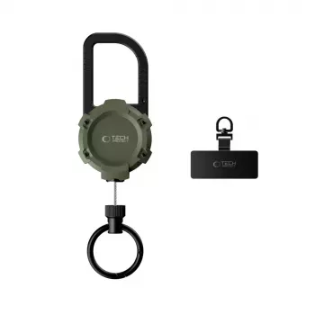 TECH-PROTECT ATH03 Urbanloop soporte antirrobo para Apple AirTag, verde militar