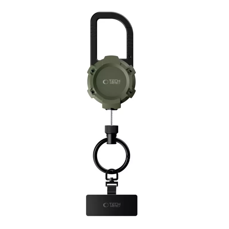 TECH-PROTECT ATH03 Urbanloop soporte antirrobo para Apple AirTag, verde militar