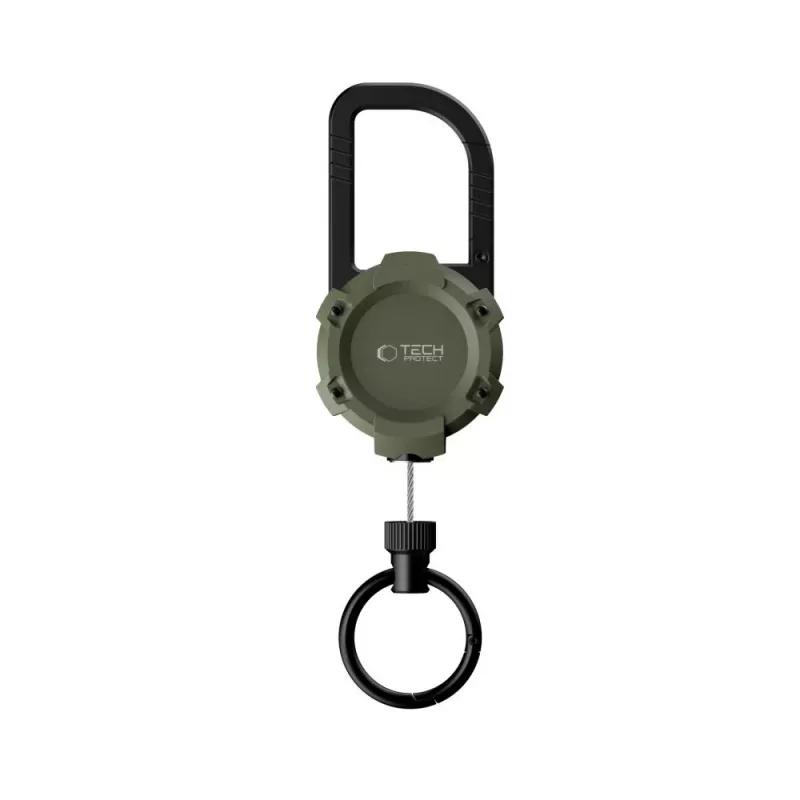TECH-PROTECT ATH03 Urbanloop soporte antirrobo para Apple AirTag, verde militar