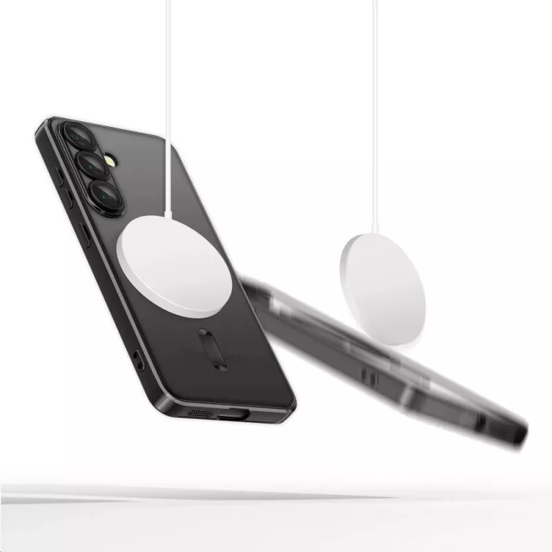 Tech-Protect Magflex Funda MagSafe Galaxy S25 Edge Brillante Negro