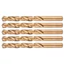 NEO TOOLS Broca helicoidal HSS-Co de cobalto para metal, 12,0 mm, pack de 5 (DIN 338, ángulo de punta 135°)