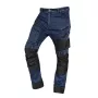 NEO TOOLS Pantalón de trabajo DENIM con refuerzos Oxford, Azul marino, Talla M