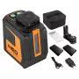 NEO TOOLS 75-144 Nivel láser Green Beam de 5 líneas 20 m con fijación magnética y maletín