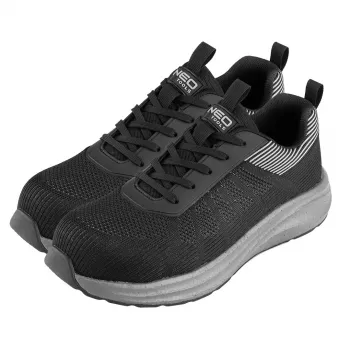 NEO TOOLS Zapatos de seguridad S1 SR con puntera de acero, suela EVA Popcorn, Talla 44