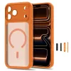 TECH-PROTECT MagPeak funda MagSafe para iPhone 17 Pro / 18 Pro - Cosmic Orange mate
