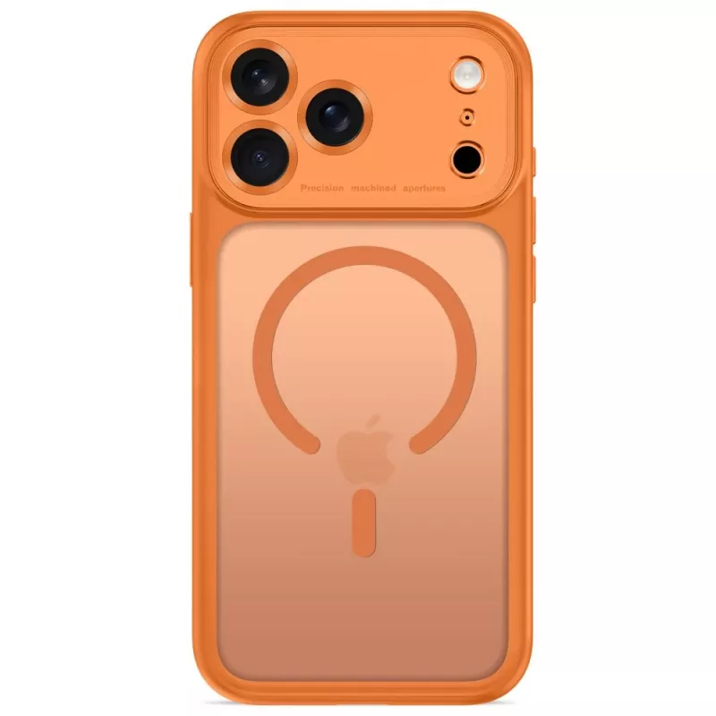 TECH-PROTECT MagPeak funda MagSafe para iPhone 17 Pro / 18 Pro - Cosmic Orange mate