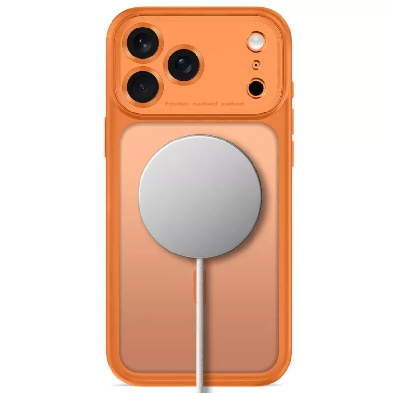 TECH-PROTECT MagPeak funda MagSafe para iPhone 17 Pro / 18 Pro - Cosmic Orange mate