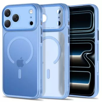 TECH-PROTECT MagPrime funda MagSafe para iPhone 17 Pro / 18 Pro azul claro mate