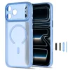 TECH-PROTECT MagPrime funda transparente MagSafe para iPhone 17 Pro Max / 18 Pro Max - azul claro mate