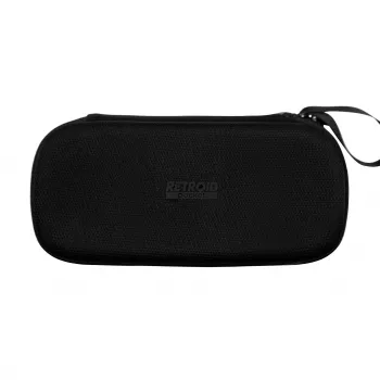 Retroid funda de transporte para Retroid5 - funda protectora de carcasa rígida EVA negra con doble cremallera, forro interior de microfibra, bolsillo de malla, bandas elásticas, correa de muñeca