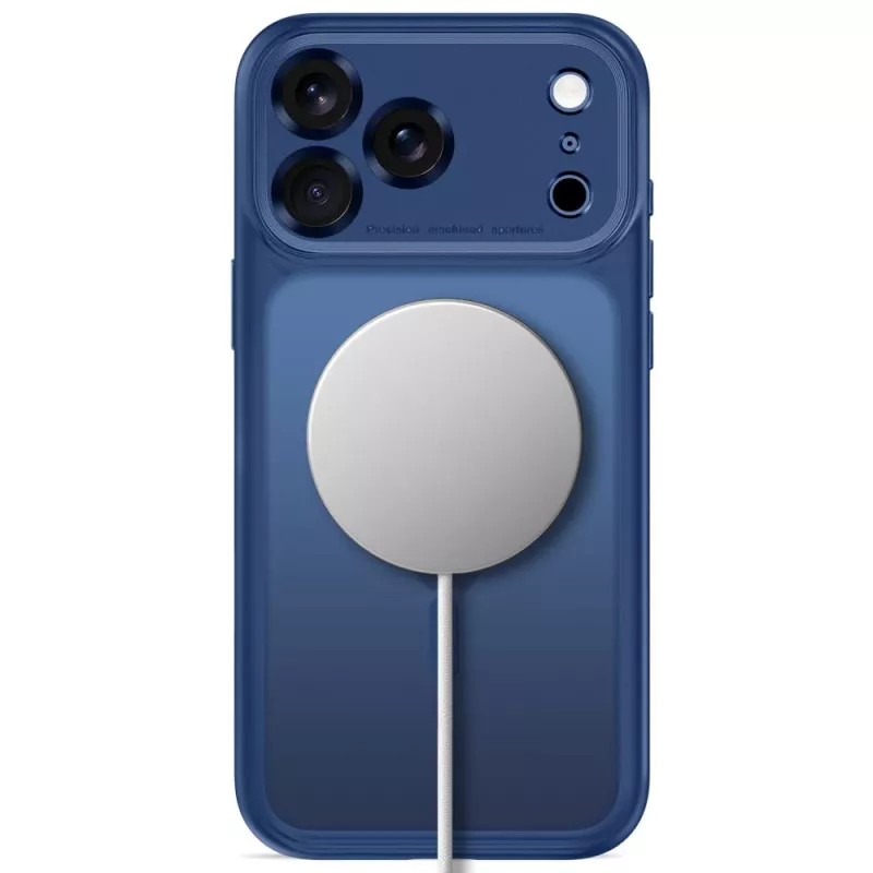 TECH-PROTECT MagPeak funda MagSafe para iPhone 17 Pro / 18 Pro - azul intenso mate