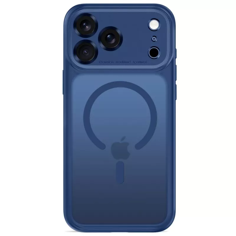 TECH-PROTECT MagPeak funda MagSafe para iPhone 17 Pro Max / 18 Pro Max, azul oscuro mate