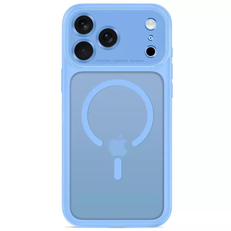 TECH-PROTECT MagPeak funda MagSafe para iPhone 17 Pro Max / 18 Pro Max, azul claro mate