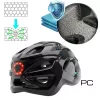 Vayox Speed Casco de bicicleta LED, negro brillante, talla L (58-61 cm)