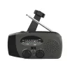 TRACER EXPLORER PRO Radio de expedición con panel solar, manivela, banda meteorológica NOAA, AM/FM, linterna LED y power bank USB