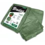 Bradas PL906/10 Lona de polietileno azul resistente 12 x 10 m, 60 g/m², impermeable, resistente a los rayos UV, bordes reforzados con ojales de aluminio