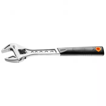 Llave ajustable NEO TOOLS 300 mm, apertura 0-38 mm, acero cromo-vanadio, DIN 3117