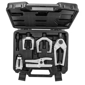NEO TOOLS Set extractor de rótulas de dirección 5 piezas, acero forjado, kit separador de rótulas con maletín de plástico